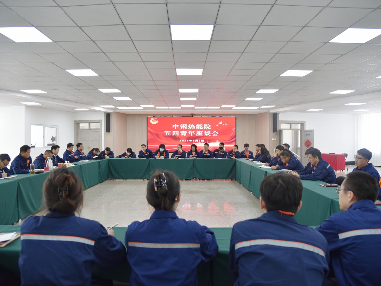拼搏青春筑路，奮斗光耀熱能：中鋼熱能院召開“五四”青年座談會